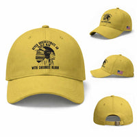 Never Underestimate An Old Man With Cherokee Blood Baseball Cap Native American Heritage Gift