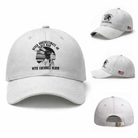 Never Underestimate An Old Man With Cherokee Blood Baseball Cap Native American Heritage Gift