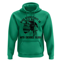 Never Underestimate An Old Man With Cherokee Blood Hoodie Native American Heritage Gift