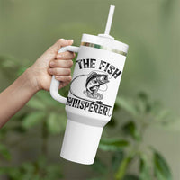 Funny The Fish Whisperer Tumbler With Handle Fishing Lover Angler Gift
