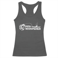 The Fish Whisperer Racerback Tank Top Funny Fishing Gift - Wonder Print Shop