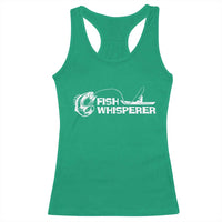 The Fish Whisperer Racerback Tank Top Funny Fishing Gift - Wonder Print Shop