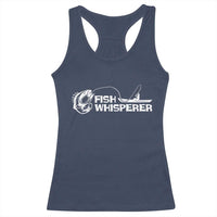 The Fish Whisperer Racerback Tank Top Funny Fishing Gift - Wonder Print Shop