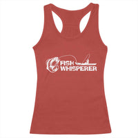 The Fish Whisperer Racerback Tank Top Funny Fishing Gift - Wonder Print Shop