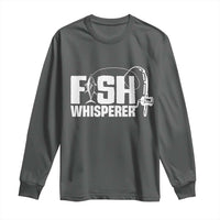 The Fish Whisperer Long Sleeve Shirt Fish Lover Humor - Wonder Print Shop