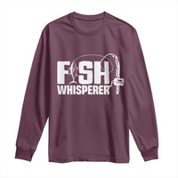 The Fish Whisperer Long Sleeve Shirt Fish Lover Humor - Wonder Print Shop