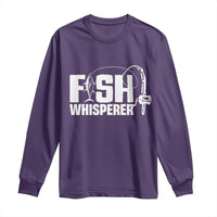 The Fish Whisperer Long Sleeve Shirt Fish Lover Humor - Wonder Print Shop