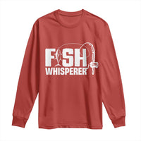 The Fish Whisperer Long Sleeve Shirt Fish Lover Humor - Wonder Print Shop