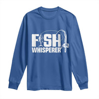 The Fish Whisperer Long Sleeve Shirt Fish Lover Humor - Wonder Print Shop