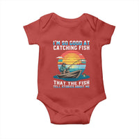 Funny Fishing Baby Onesie Im So Good At Catching Fish Gift - Wonder Print Shop