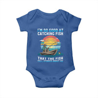 Funny Fishing Baby Onesie Im So Good At Catching Fish Gift - Wonder Print Shop