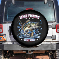 Funny Make Fishing Great Again Spare Tire Cover Fisherman Gift - Wonder Print Shop