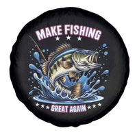 Funny Make Fishing Great Again Spare Tire Cover Fisherman Gift - Wonder Print Shop