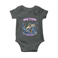 Funny Make Fishing Great Again Baby Onesie Fisherman Gift - Wonder Print Shop
