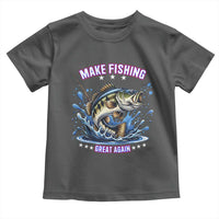 Funny Make Fishing Great Again Toddler T Shirt Fisherman Gift - Wonder Print Shop