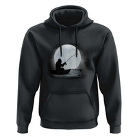 Funny Fisherman Gift Hoodie Bigfoot Fishing - Wonder Print Shop