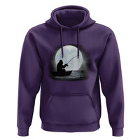 Funny Fisherman Gift Hoodie Bigfoot Fishing - Wonder Print Shop
