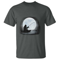 Funny Fisherman Gift T Shirt Bigfoot Fishing - Wonder Print Shop
