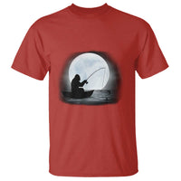 Funny Fisherman Gift T Shirt Bigfoot Fishing - Wonder Print Shop