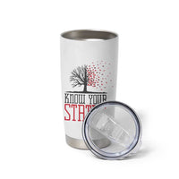 HIV Awareness Month Tumbler Cup Know Your Status Prevention Support Gift - Wonder Print Shop