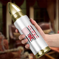 Fight For A Cure HIV AIDS Awareness Bullet Tumbler Patriotic Red Ribbon Gift - Wonder Print Shop