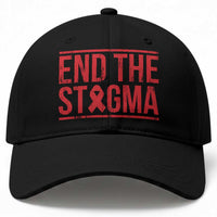 HIV Awareness End The Stigma Baseball Cap Support Empowerment Gift