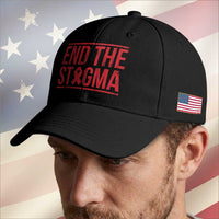 HIV Awareness End The Stigma Baseball Cap Support Empowerment Gift