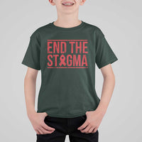 HIV Awareness End The Stigma T Shirt For Kid Support Empowerment Gift - Wonder Print Shop