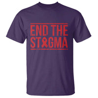 HIV Awareness End The Stigma T Shirt Support Empowerment Gift - Wonder Print Shop