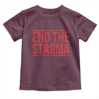 HIV Awareness End The Stigma Toddler T Shirt Support Empowerment Gift - Wonder Print Shop