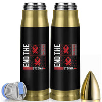End The Stigma HIV Awareness Bullet Tumbler Red Ribbon Gift - Wonder Print Shop