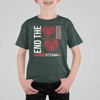 HIV Awareness End The Stigma T Shirt For Kid World AIDS Day Gift - Wonder Print Shop