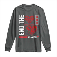 HIV Awareness End The Stigma Long Sleeve Shirt World AIDS Day Gift - Wonder Print Shop