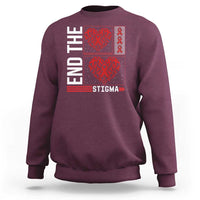 HIV Awareness End The Stigma Sweatshirt World AIDS Day Gift - Wonder Print Shop