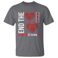 HIV Awareness End The Stigma T Shirt World AIDS Day Gift - Wonder Print Shop