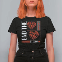 HIV Awareness End The Stigma T Shirt For Women World AIDS Day Gift - Wonder Print Shop
