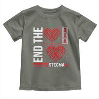 HIV Awareness End The Stigma Toddler T Shirt World AIDS Day Gift - Wonder Print Shop