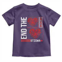 HIV Awareness End The Stigma Toddler T Shirt World AIDS Day Gift - Wonder Print Shop