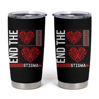 HIV Awareness End The Stigma Tumbler Cup World AIDS Day Gift - Wonder Print Shop