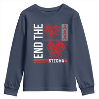 HIV Awareness End The Stigma Youth Sweatshirt World AIDS Day Gift - Wonder Print Shop
