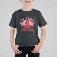 Stop The Stigma HIV Awareness T Shirt For Kid World AIDS Day Gift - Wonder Print Shop