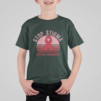 Stop The Stigma HIV Awareness T Shirt For Kid World AIDS Day Gift - Wonder Print Shop