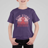 Stop The Stigma HIV Awareness T Shirt For Kid World AIDS Day Gift - Wonder Print Shop