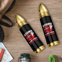 Stigma Hurts Awareness Heals Bullet Tumbler HIV Awareness Red Ribbon Support Gift - Wonder Print Shop