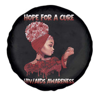 Hope For A Cure HIV Awareness Spare Tire Cover Support Squad Gift - Wonder Print Shop