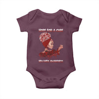 Hope For A Cure HIV Awareness Baby Onesie Support Squad Gift - Wonder Print Shop