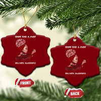 Hope For A Cure HIV Awareness Ceramic Ornament Support Squad Gift - Wonder Print Shop