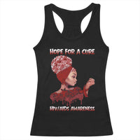 Hope For A Cure HIV Awareness Racerback Tank Top Support Squad Gift - Wonder Print Shop