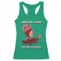 Hope For A Cure HIV Awareness Racerback Tank Top Support Squad Gift - Wonder Print Shop