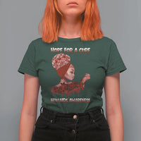 Hope For A Cure HIV Awareness T Shirt For Women Support Squad Gift - Wonder Print Shop